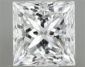 Foto Diamante Natural 1.00 quilates, Princesa , Color D, claridad VVS1 y certificado GIA de