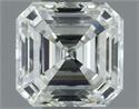Natural Diamond 1.00 Carats, Asscher with  Cut, H Color, VS1 Clarity and Certified by IGI