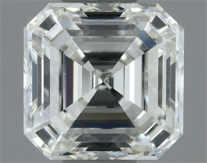 Picture of Natural Diamond 1.00 Carats, Asscher with  Cut, H Color, VS1 Clarity and Certified by IGI