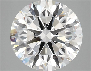 Picture of Lab Grown Diamond 5.08 Carats, Round with Excellent Cut, F Color, VVS2 Clarity and Certified by IGI