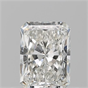 Natural Diamond 0.54 Carats, Radiant with  Cut, H Color, VVS2 Clarity and Certified by GIA