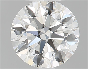 Foto Diamante Natural 0.50 quilates, Redondo , Color J, claridad IF y certificado GIA de