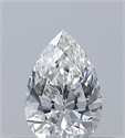 Natural Diamond 0.30 Carats, Pear with  Cut, F Color, VVS2 Clarity and Certified by GIA