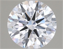 Lab Grown Diamond 1.09 Carats, Round with Ideal Cut, D Color, VVS2 Clarity and Certified by IGI
