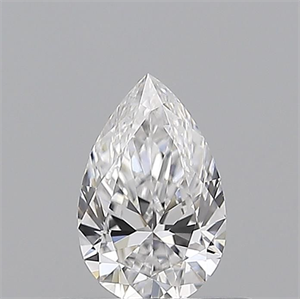 Picture of Natural Diamond 0.50 Carats, Pear with  Cut, D Color, VVS2 Clarity and Certified by GIA
