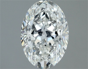Picture of Natural Diamond 1.01 Carats, Oval with  Cut, G Color, SI2 Clarity and Certified by GIA