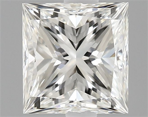 Picture of Natural Diamond 0.50 Carats, Princess with  Cut, H Color, VVS2 Clarity and Certified by GIA