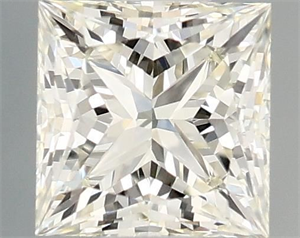 Picture of Natural Diamond 0.43 Carats, Princess with  Cut, K Color, VVS1 Clarity and Certified by GIA