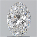 Natural Diamond 1.20 Carats, Oval with  Cut, E Color, SI2 Clarity and Certified by GIA