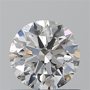 Picture of Natural Diamond 0.71 Carats, Round with Excellent Cut, H Color, SI2 Clarity and Certified by GIA