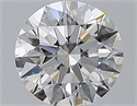 Natural Diamond 1.58 Carats, Round with Excellent Cut, G Color, VVS2 Clarity and Certified by GIA