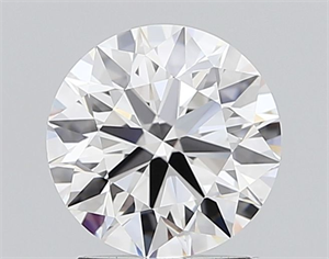 Picture of Lab Grown Diamond 1.87 Carats, Round with Ideal Cut, D Color, IF Clarity and Certified by IGI