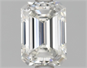 Diamante Natural 1.02 quilates, Esmeralda , Color G, claridad IF y certificado HRD