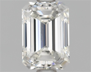 Foto Diamante Natural 1.02 quilates, Esmeralda , Color G, claridad IF y certificado HRD de