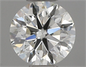 Natural Diamond 0.43 Carats, Round with Very Good Cut, I Color, VVS2 Clarity and Certified by IGI