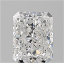 Diamante Natural 3.02 quilates, Radiante , Color F, claridad SI1 y certificado GIA