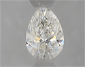 Diamante Natural 0.40 quilates, De pera , Color H, claridad SI1 y certificado GIA