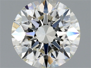 Picture of Natural Diamond 0.70 Carats, Round with Excellent Cut, I Color, VS2 Clarity and Certified by GIA
