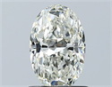 Natural Diamond 1.01 Carats, Oval with  Cut, J Color, VVS1 Clarity and Certified by GIA