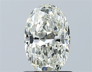 Picture of Natural Diamond 1.01 Carats, Oval with  Cut, J Color, VVS1 Clarity and Certified by GIA