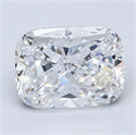 Diamante Natural 5.05 quilates, Del cojín , Color E, claridad VS2 y certificado GIA