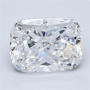 Foto Diamante Natural 5.05 quilates, Del cojín , Color E, claridad VS2 y certificado GIA de