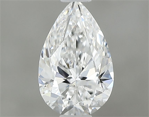 Picture of Natural Diamond 0.50 Carats, Pear with  Cut, E Color, VVS1 Clarity and Certified by GIA