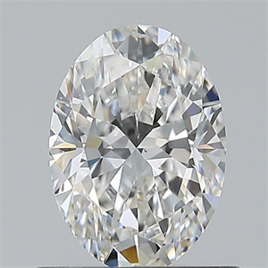 Picture of Natural Diamond 0.71 Carats, Oval with  Cut, G Color, VS2 Clarity and Certified by GIA