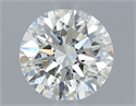 Natural Diamond 0.61 Carats, Round with Excellent Cut, H Color, VVS1 Clarity and Certified by IGI