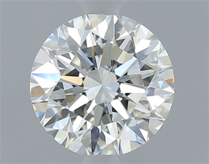 Picture of Natural Diamond 0.61 Carats, Round with Excellent Cut, H Color, VVS1 Clarity and Certified by IGI