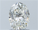 Diamante Natural 0.90 quilates, Ovalado , Color I, claridad VVS1 y certificado GIA