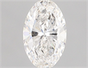 Natural Diamond 0.50 Carats, Oval with  Cut, E Color, VS1 Clarity and Certified by GIA