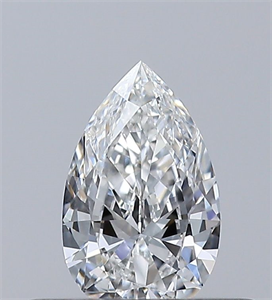 Foto Diamante Natural 0.30 quilates, De pera , Color F, claridad VS1 y certificado GIA de