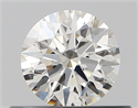 Natural Diamond 0.41 Carats, Round with Excellent Cut, H Color, VVS1 Clarity and Certified by GIA