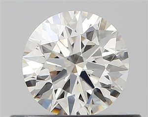 Picture of Natural Diamond 0.41 Carats, Round with Excellent Cut, H Color, VVS1 Clarity and Certified by GIA