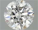 Del inventario de diamantes de laboratorio, 1.55 quilates, Redondo , Color F, claridad VS1 y certificado IGI