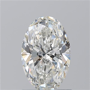 Picture of Natural Diamond 1.22 Carats, Oval with  Cut, H Color, SI2 Clarity and Certified by GIA