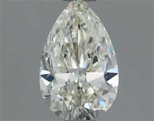 Picture of Natural Diamond 0.51 Carats, Pear with  Cut, I Color, VVS1 Clarity and Certified by IGI