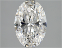 Natural Diamond 2.01 Carats, Oval with  Cut, E Color, SI1 Clarity and Certified by GIA