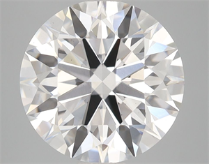 Picture of Lab Grown Diamond 4.54 Carats, Round with Ideal Cut, D Color, VS1 Clarity and Certified by IGI