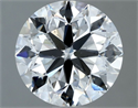 Natural Diamond 2.03 Carats, Round with Very Good Cut, D Color, SI1 Clarity and Certified by GIA