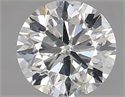 Natural Diamond 1.50 Carats, Round with Very Good Cut, G Color, SI2 Clarity and Certified by HRD