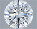 Del inventario de diamantes de laboratorio, 3.00 quilates, Redondo , Color G, claridad VVS2 y certificado IGI