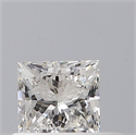 Natural Diamond 0.40 Carats, Princess with  Cut, G Color, VS2 Clarity and Certified by GIA