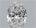 Natural Diamond 0.40 Carats, Oval with  Cut, E Color, SI1 Clarity and Certified by GIA