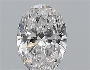 Picture of Natural Diamond 0.40 Carats, Oval with  Cut, E Color, SI1 Clarity and Certified by GIA