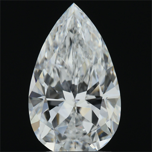 Foto Diamante Natural 2.01 quilates, De pera , Color D, claridad IF y certificado GIA de