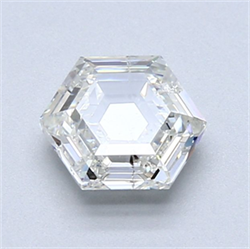 Picture of Natural Diamond 1.11 Carats, HEXAGONAL with  Cut, G Color, I1 Clarity and Certified by GIA