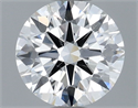Natural Diamond 0.70 Carats, Round with Excellent Cut, H Color, SI2 Clarity and Certified by GIA