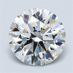 Picture of Natural Diamond 1.91 Carats, Round with Excellent Cut, H Color, VVS1 Clarity and Certified by GIA